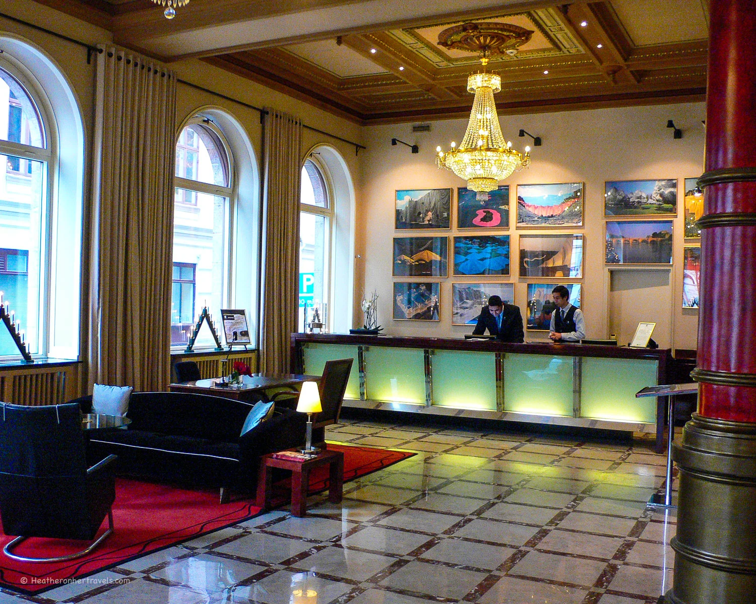 Reception at Hotel Elite Plaza hotel, Gothenburg, Sweden