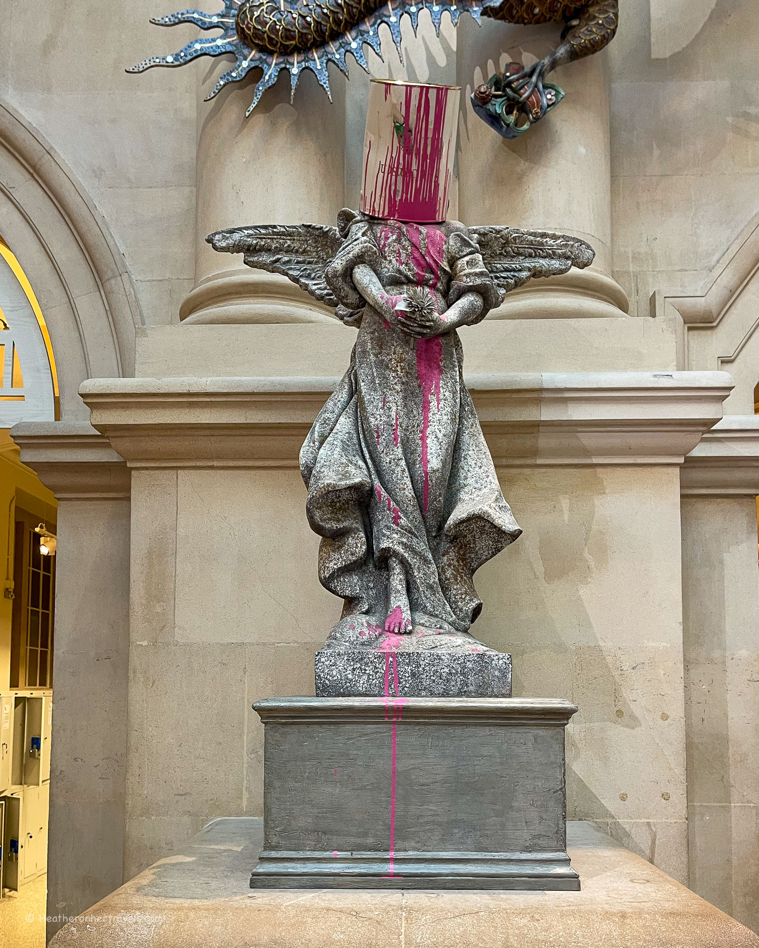 Banksy Paintpot Angel Bristol Museum and Art Gallery Bristol © Heatheronhertravels.com