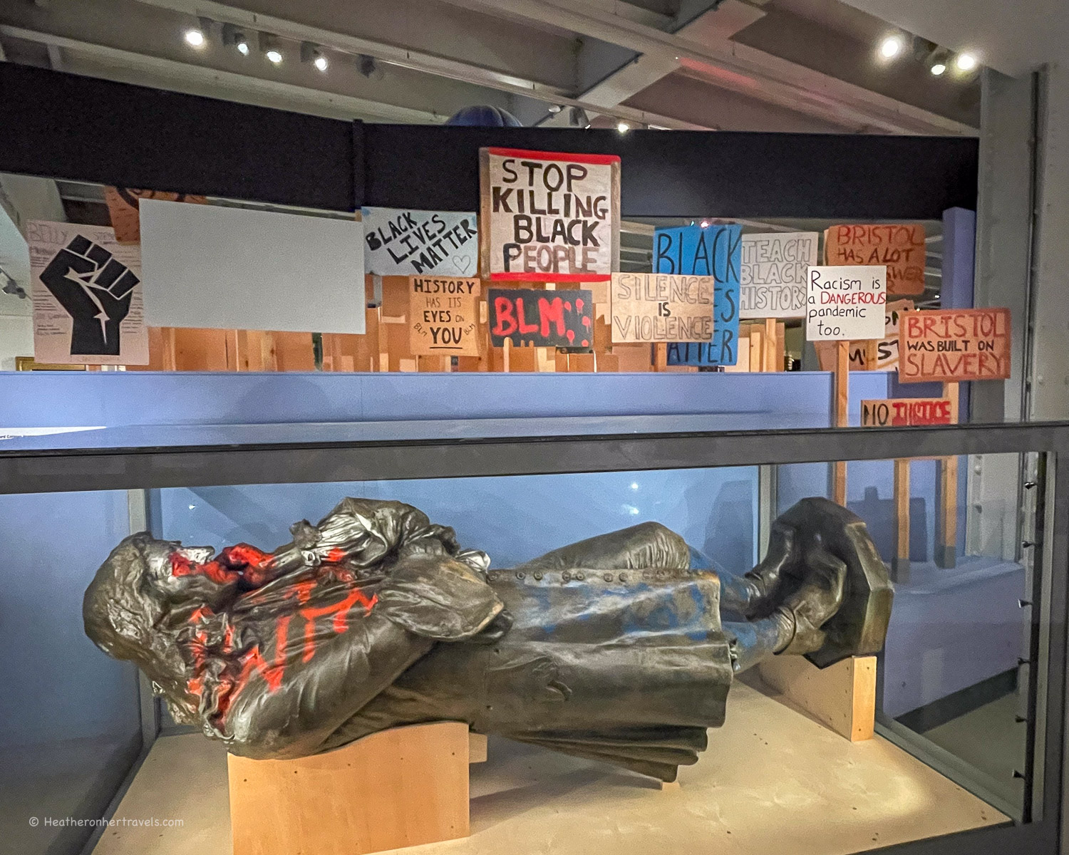 Colston Statue M-shed Bristol © Heatheronhertravels.com