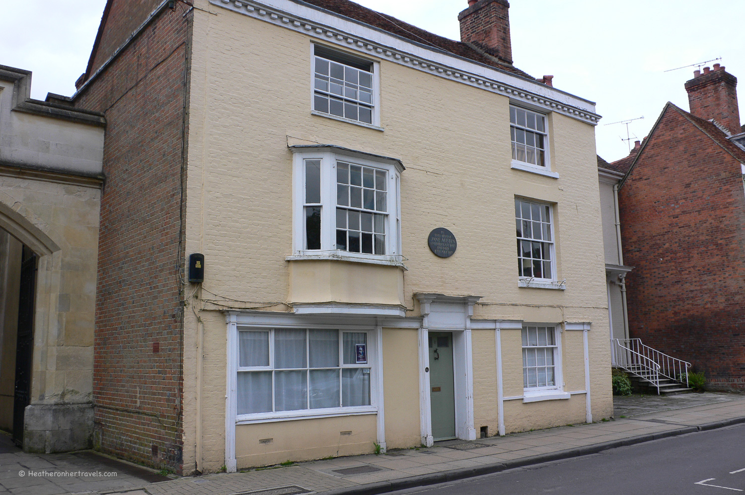 The house where Jane Austen died in Winchester