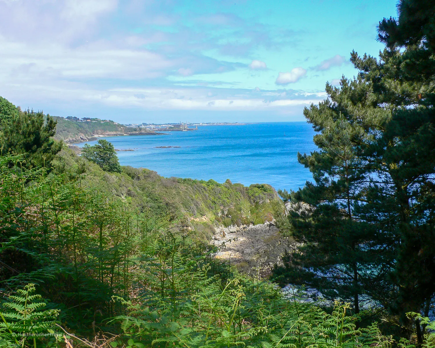 Near Fermain Bay on Guernsey
