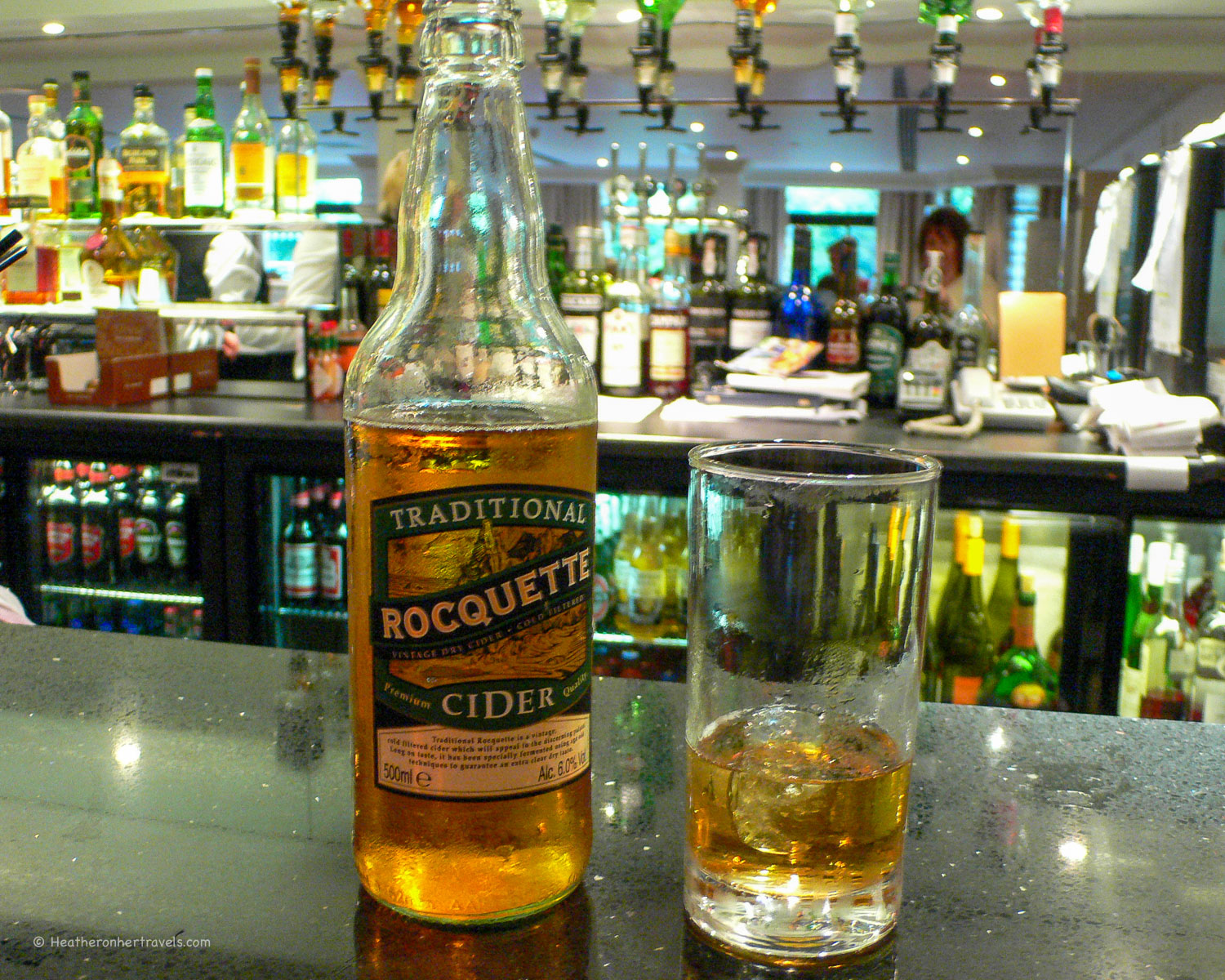 Roquette cider brewed on Guernsey