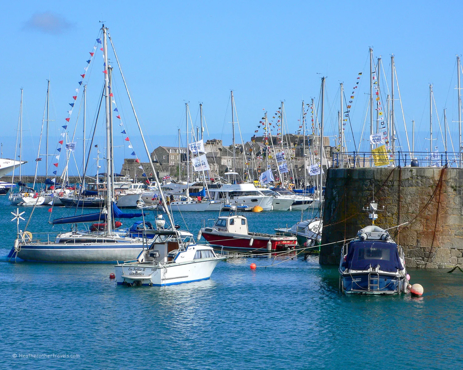 St Peter's Port in Guernsey