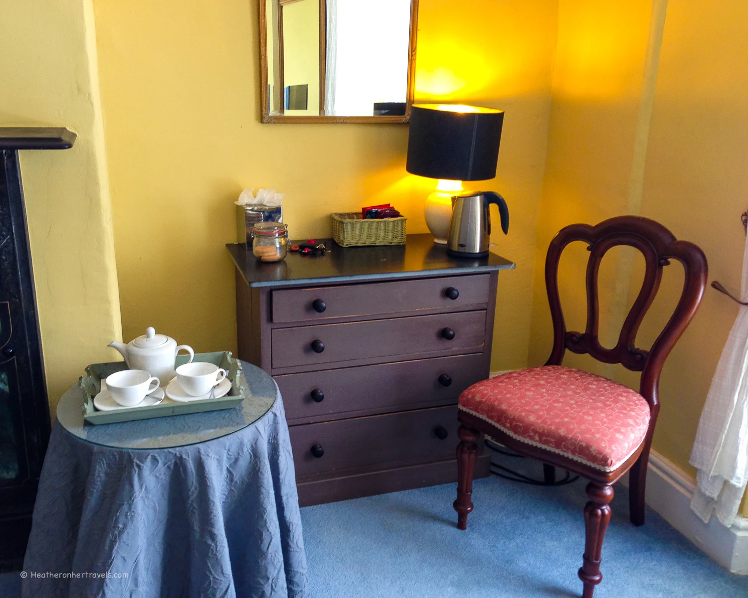 Our room at the Prince Hall Hotel, Dartmoor, Devon