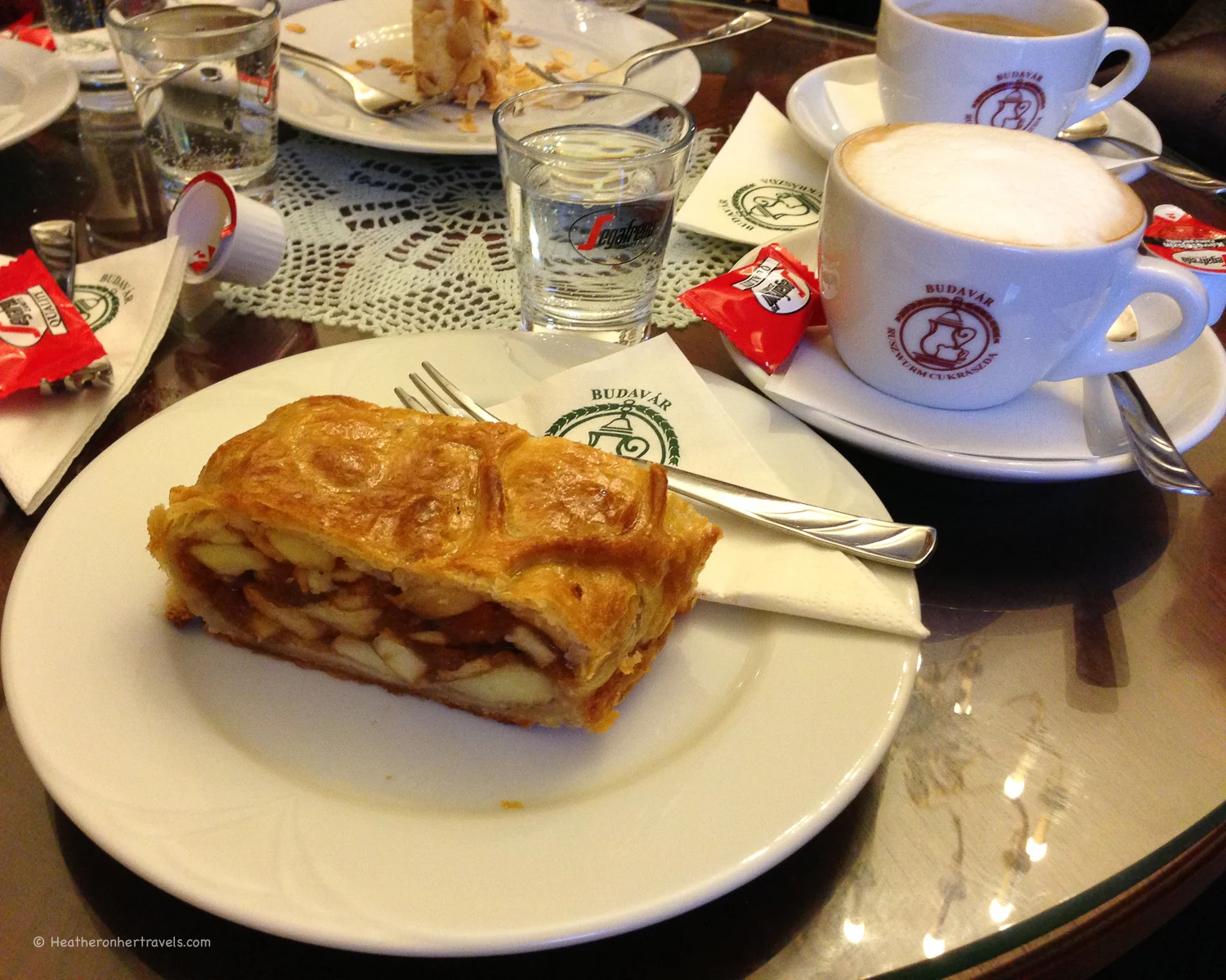 Ruszwurm Cukraszda in Budapest Copyright Heatheronhertravels