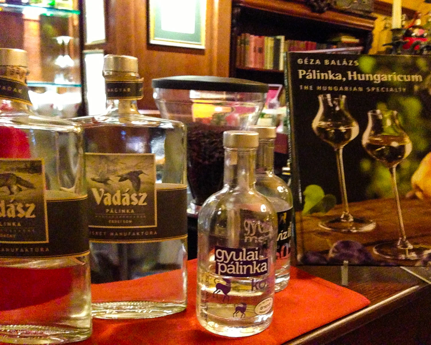 Palinka at the Central Market, Budapest