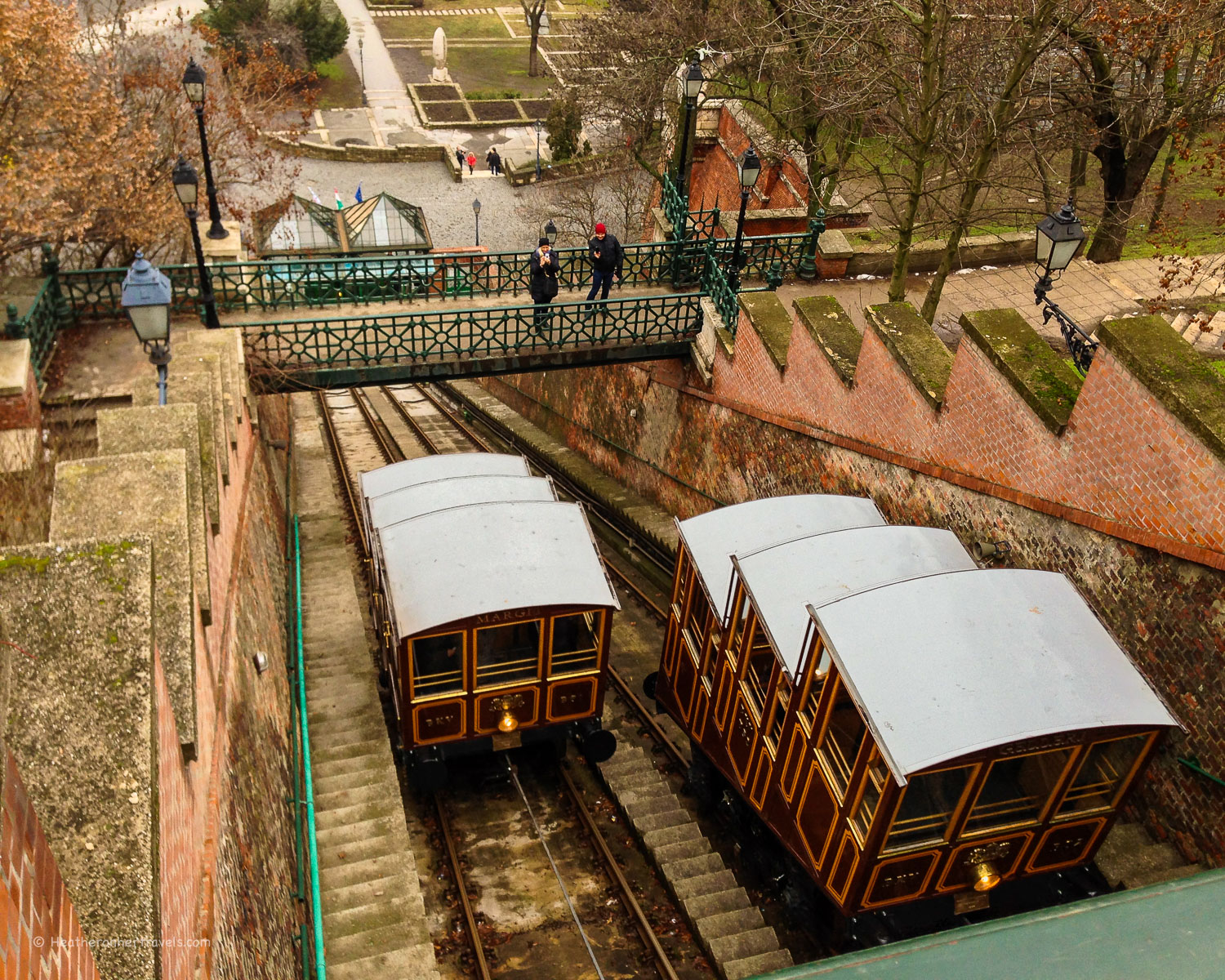 The Funicular up to Castle Hill, Budapest