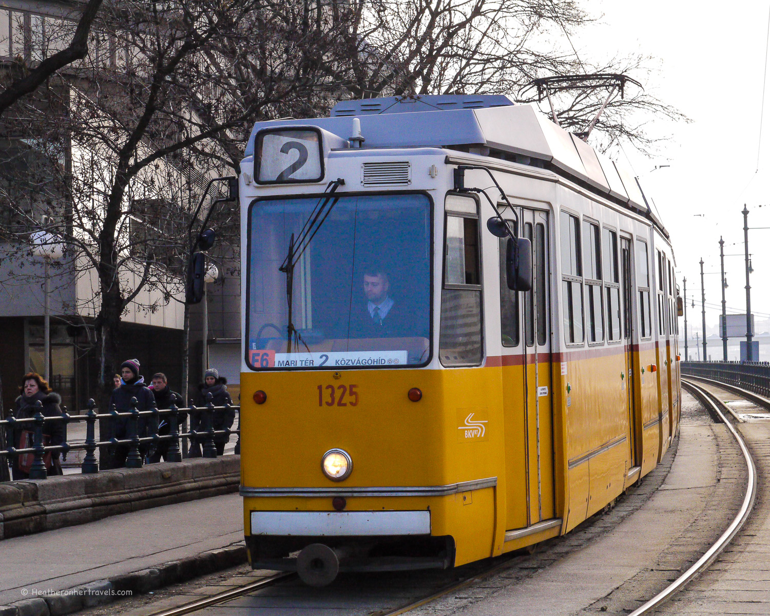 The No 2 Tram in Budapest