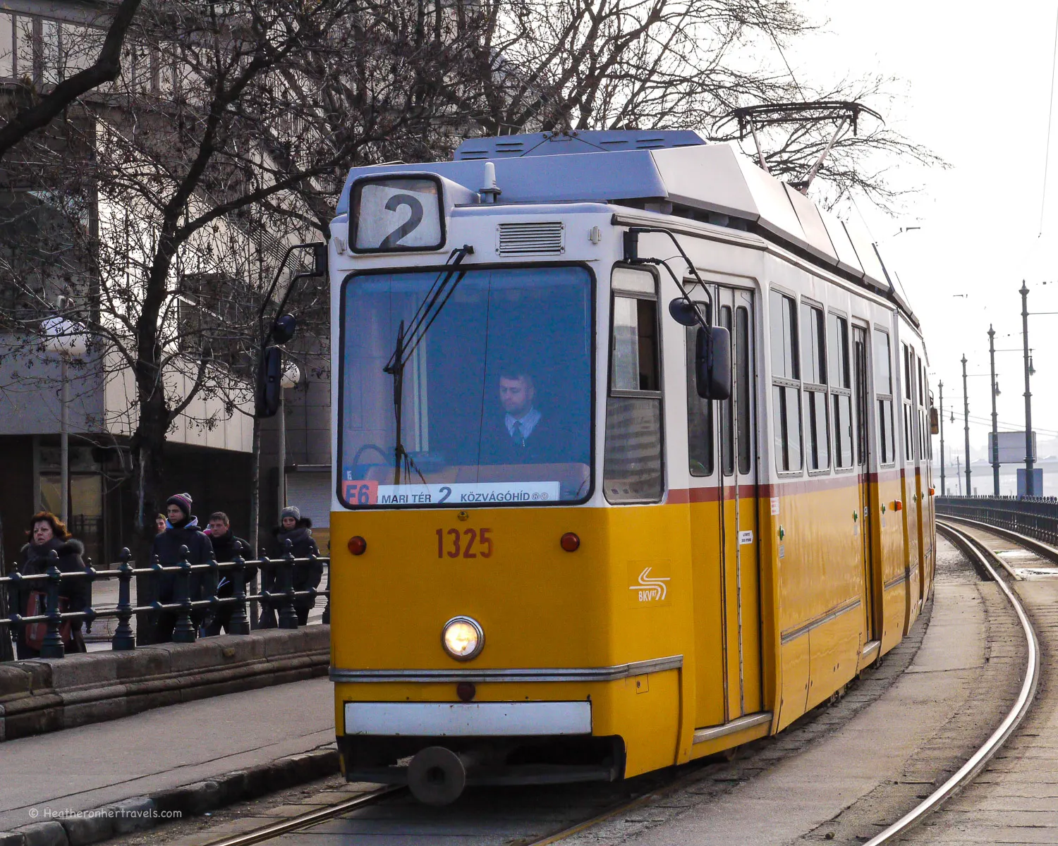 The No 2 Tram in Budapest