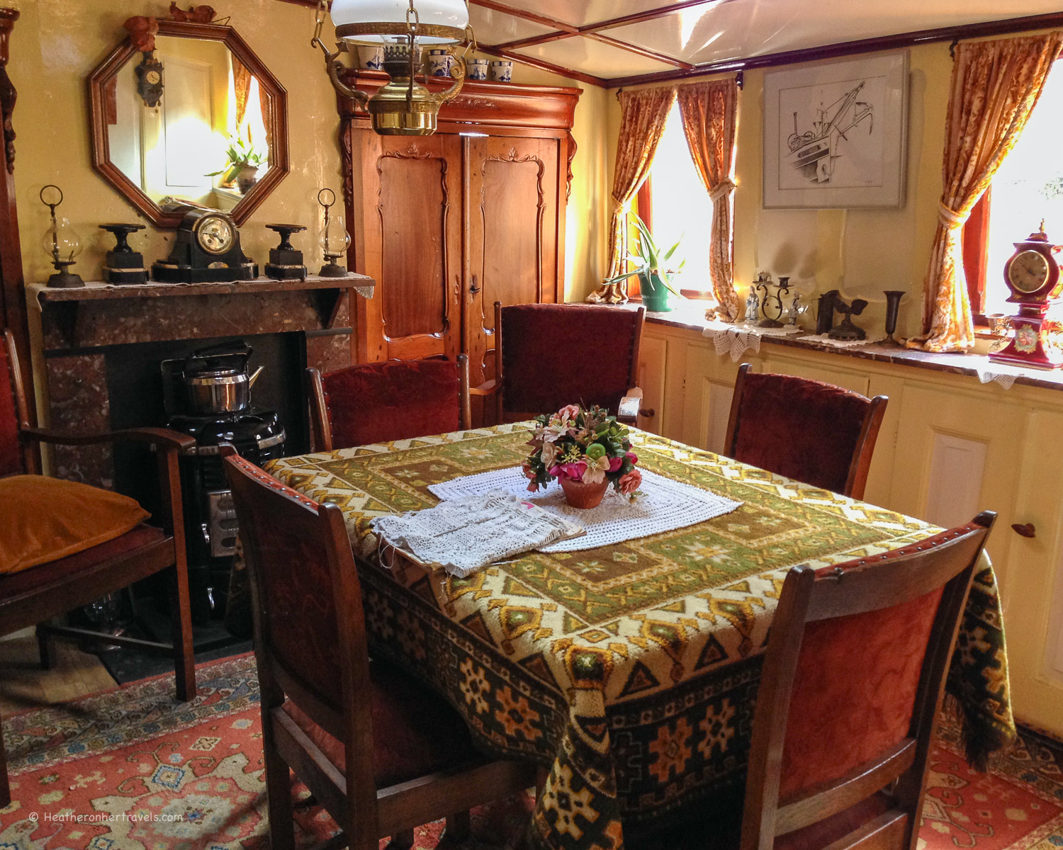 Dutch Barge in the Haven Museum, Rotterdam