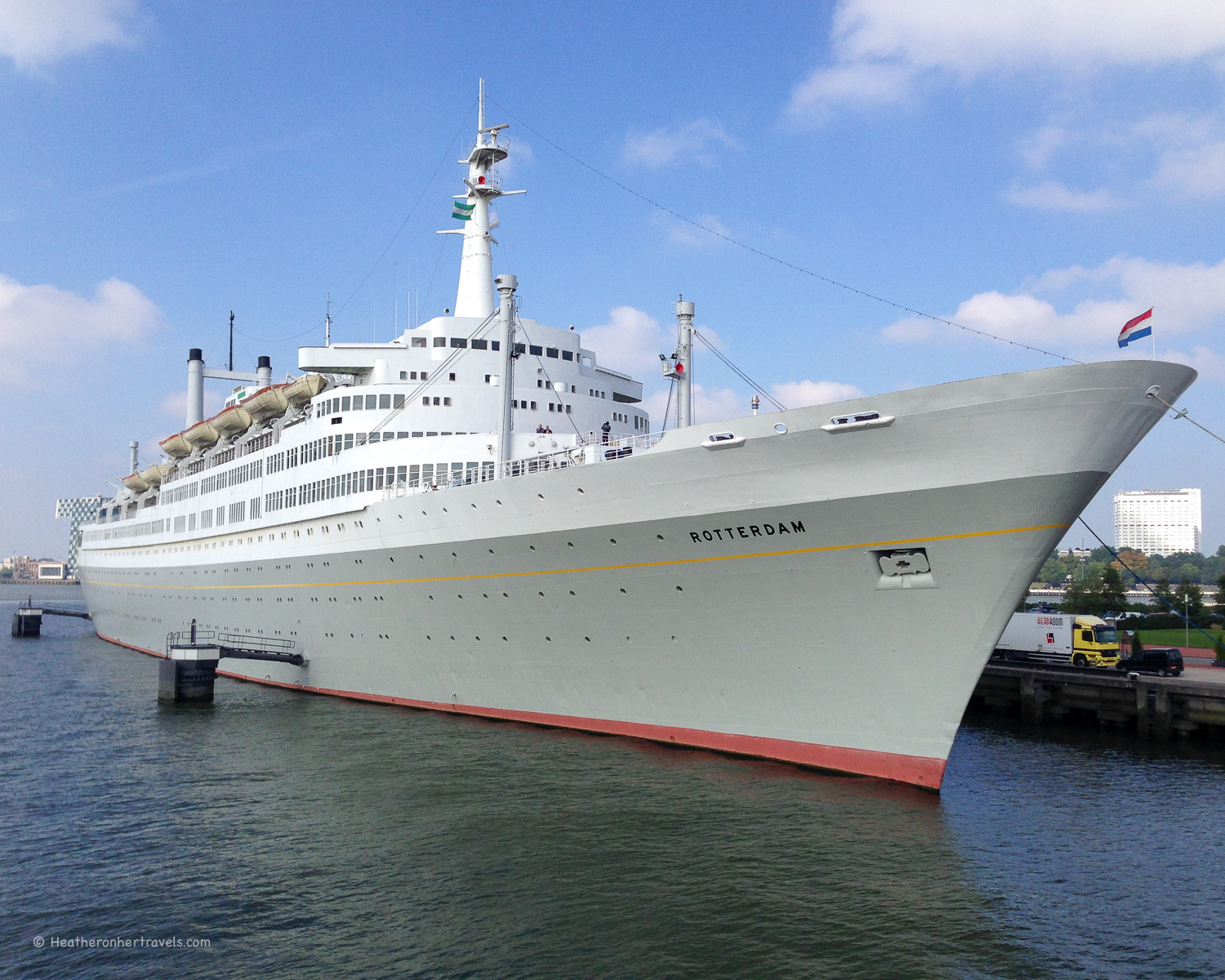 SS Rotterdam seen on our one day in Rotterdam