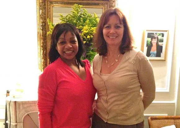 Heather with our Cookening.com host, Adelia Photo: Heatheronhertravels.com