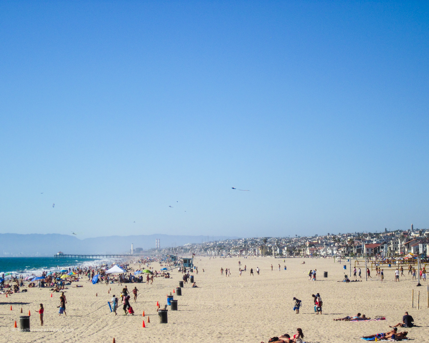 Hermosa beach in Los Angeles