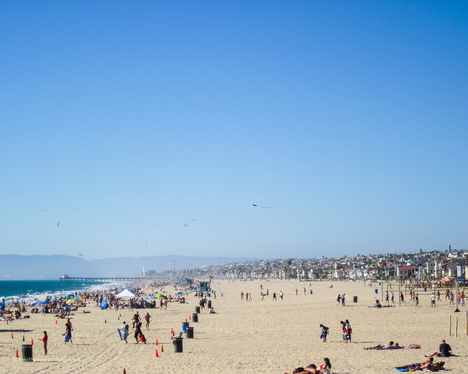 Hermosa beach in Los Angeles