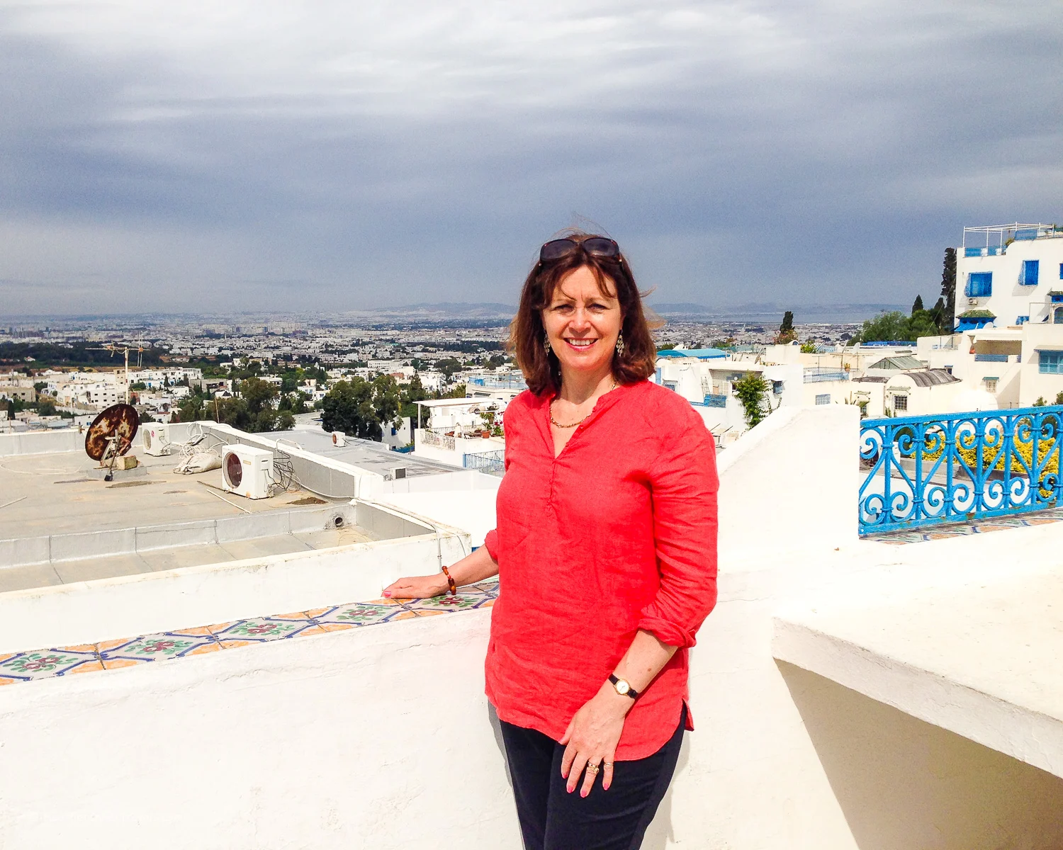 Heather at Sidi Bou Said