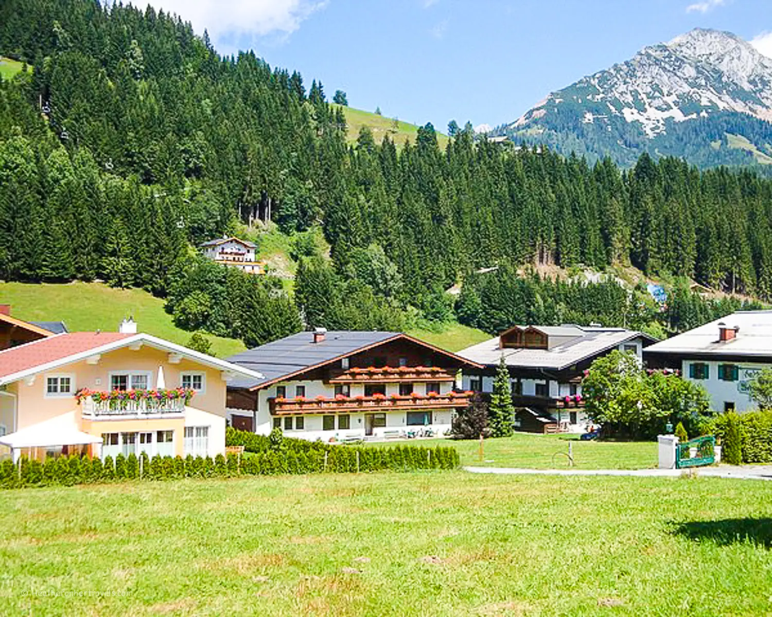 The mountain village of Filzmoos, Austria
