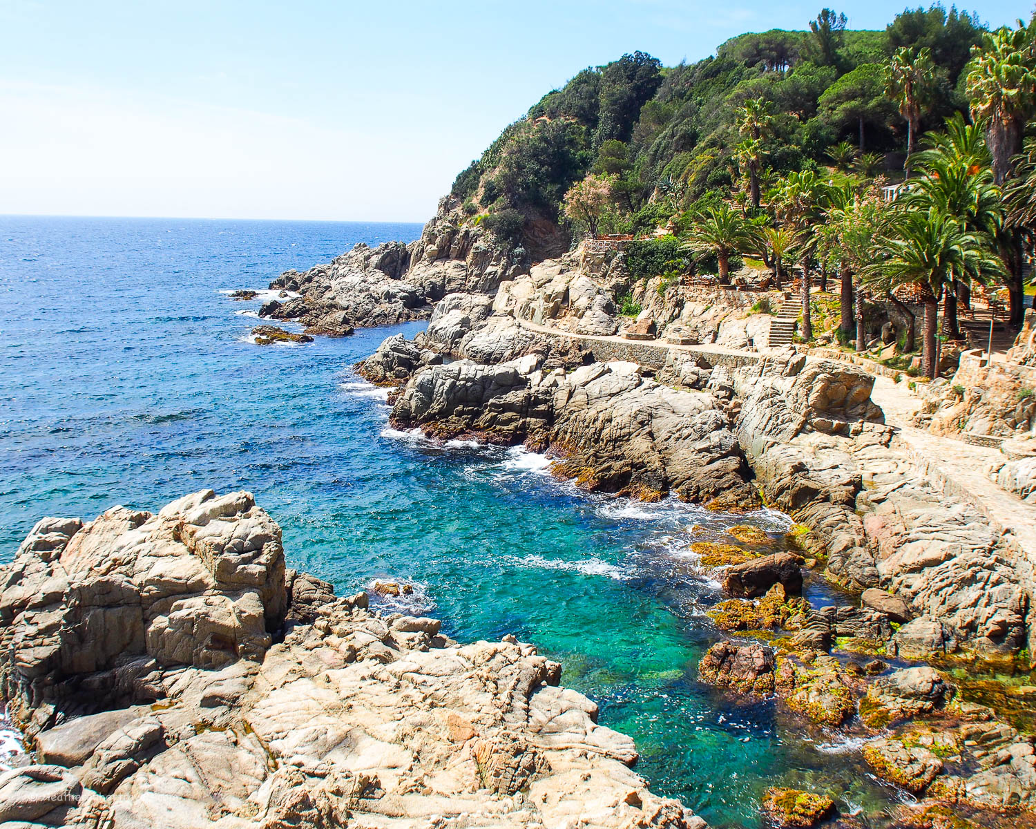 Coastline by Lloret de Mar, Costa Brava