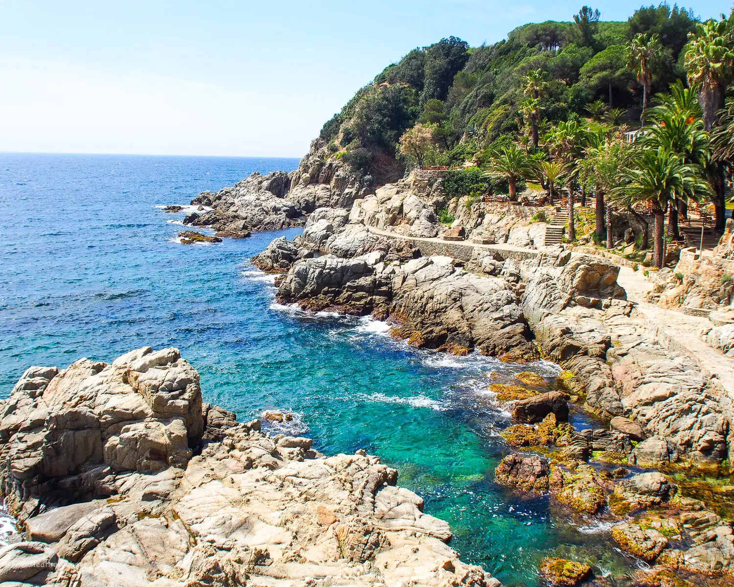 Coastline by Lloret de Mar, Costa Brava