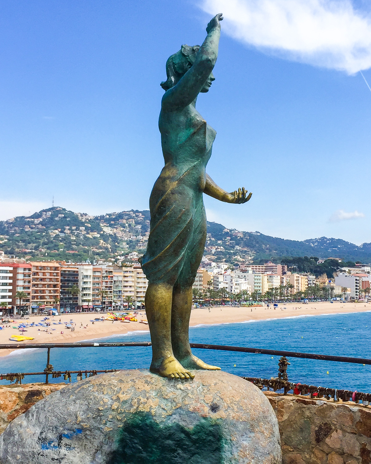 Dona Marinera in Lloret de Mar, Costa Brava