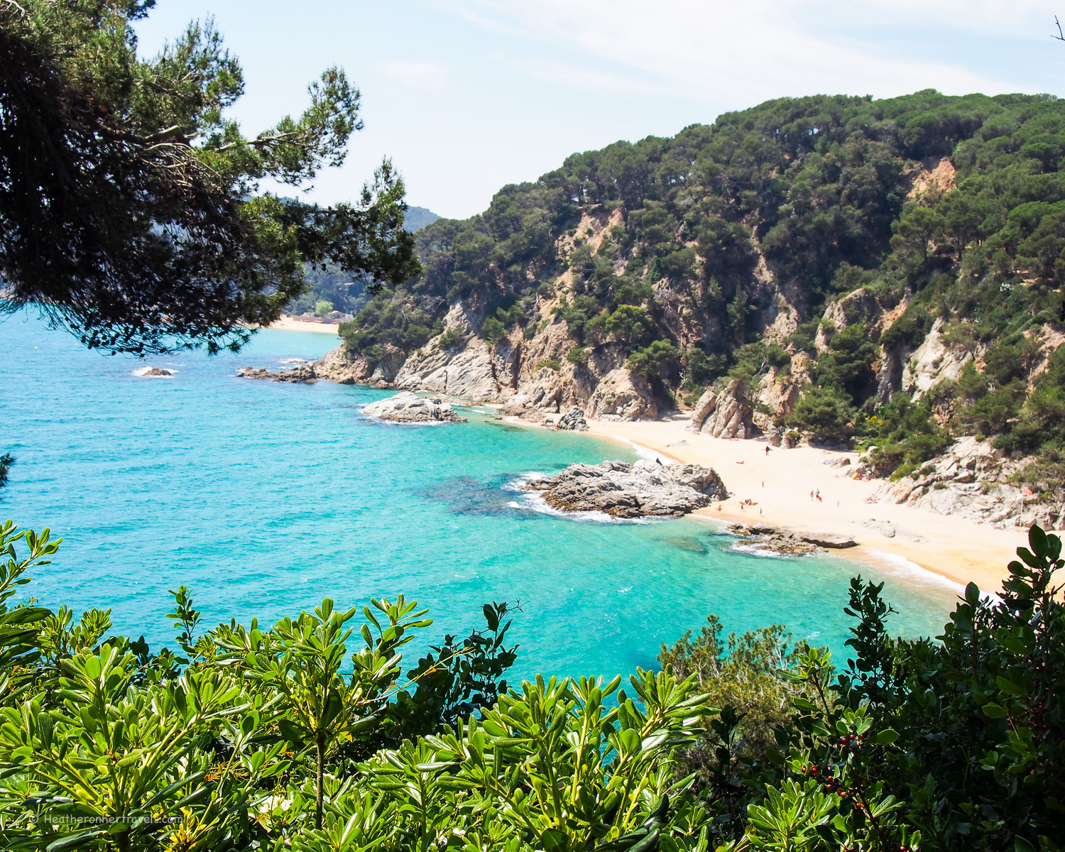 View from the Santa Clotilde gardens, Lloret de Mar