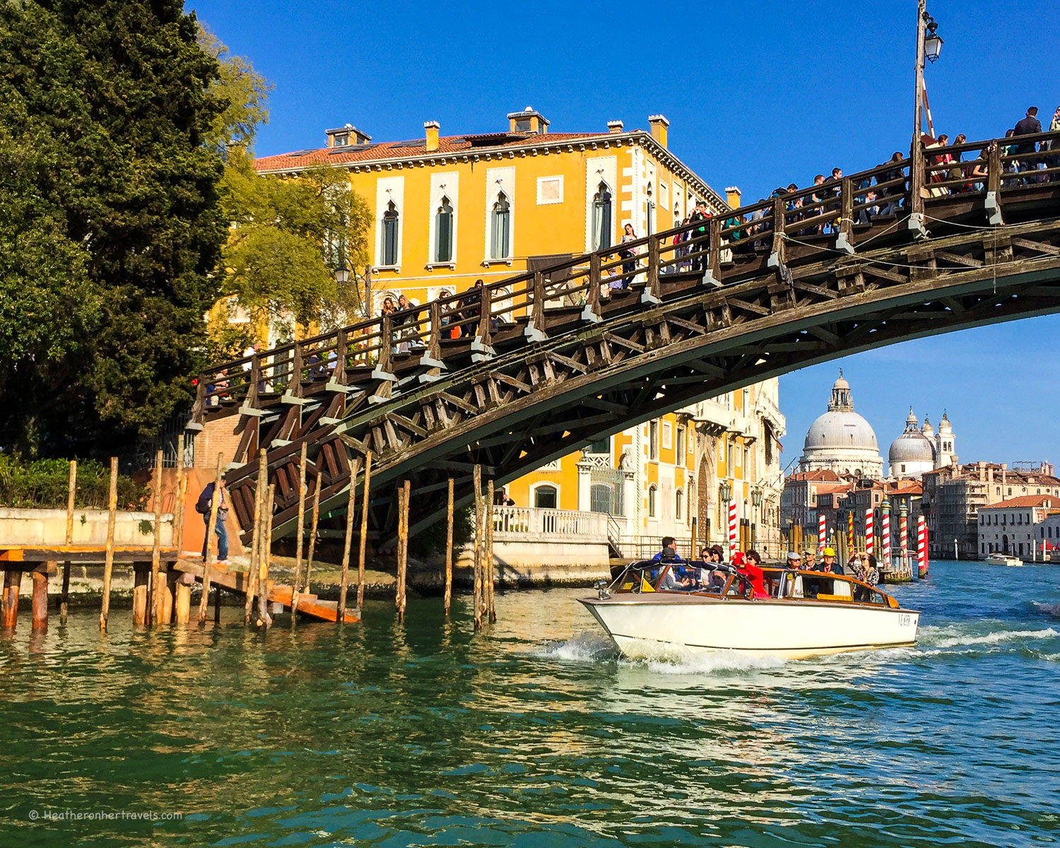 ccademia bridge on our Walks of Italy Boats Tour Photo: Heatheronhertravels.com