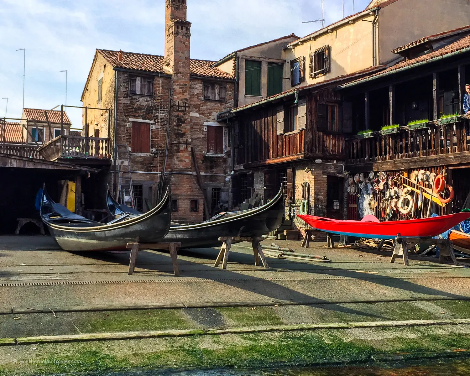 Gondola workshop in Venice Photo: Heatheronhertravels.com