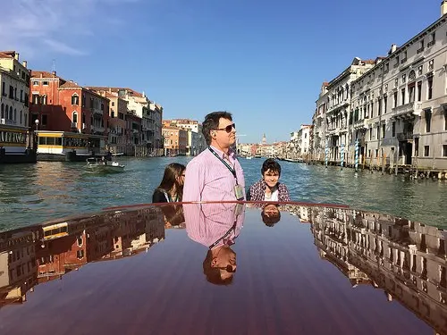 On the Grand Canal in Venice on our Walks of Italy Tour Photo: Heatheronhertravels.com