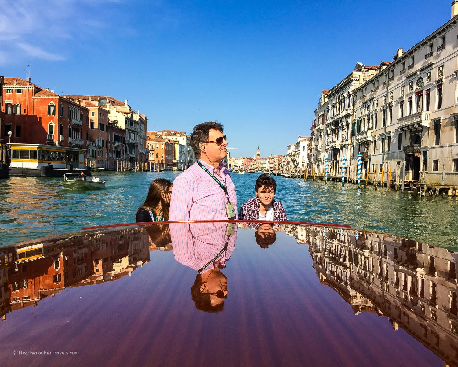 On the Grand Canal in Venice on our Walks of Italy Tour Photo: Heatheronhertravels.com