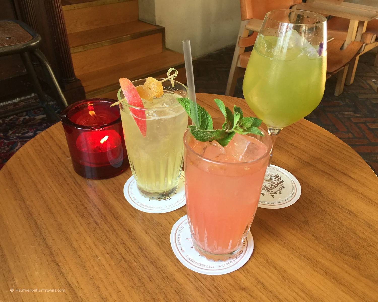 Cocktails in Copenhagen at Lidkoeb Photo: Heatheronhertravels.com