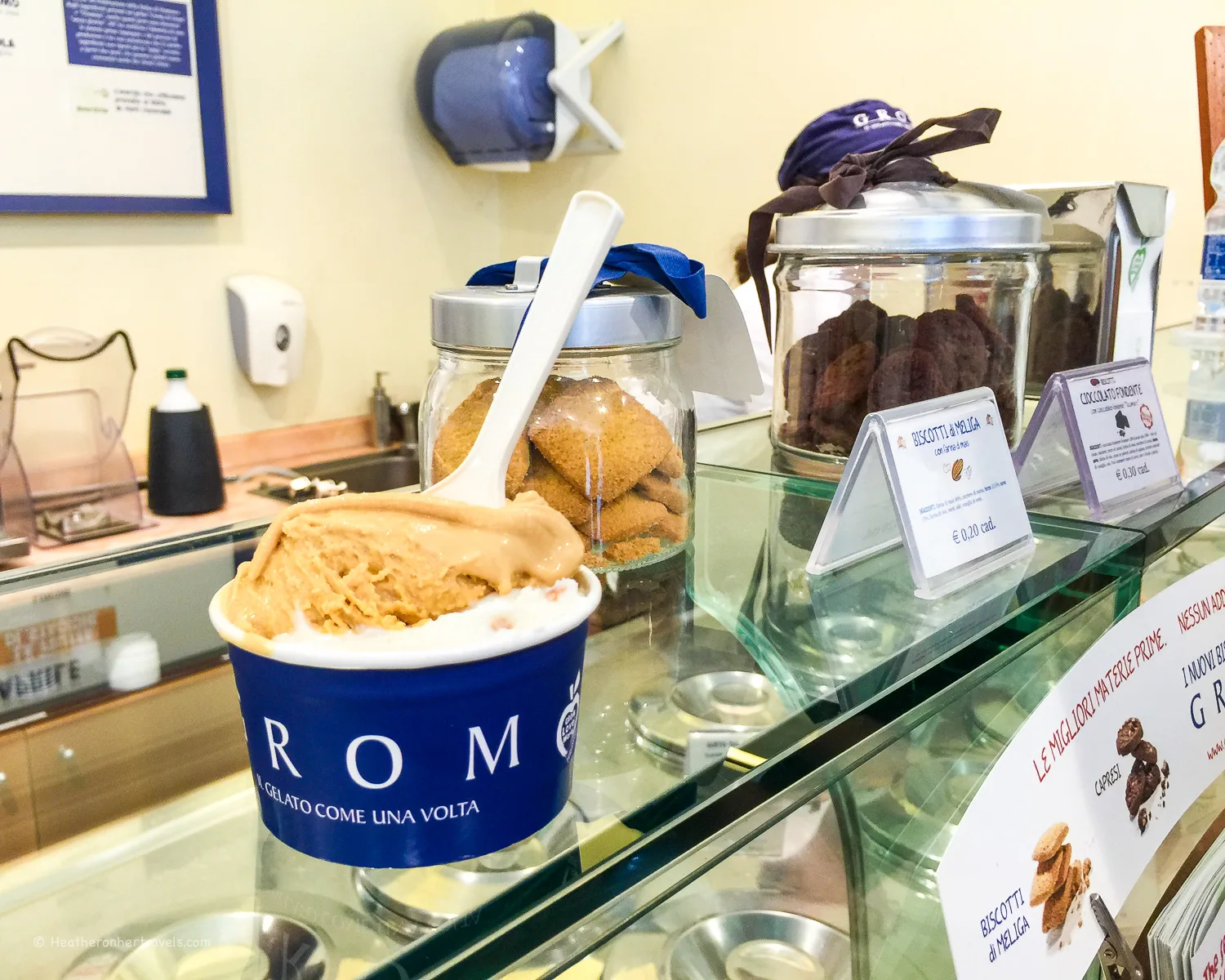 Artizan gelato in Venice Photo: Heatheronhertravels.com