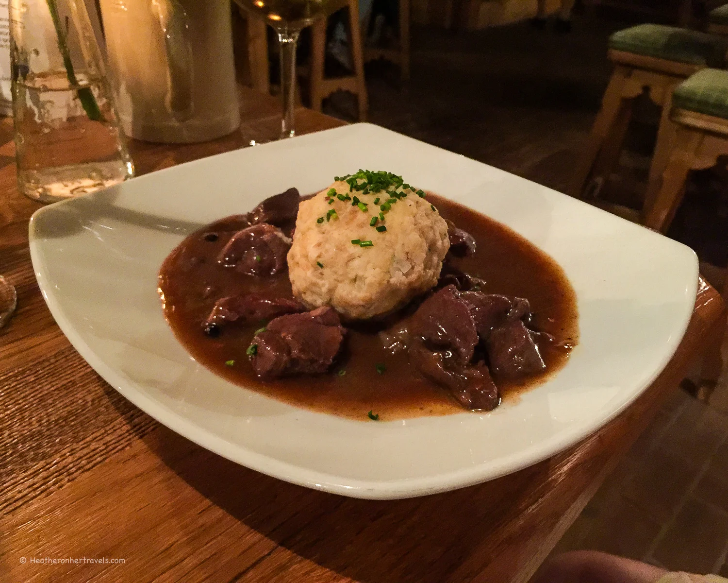 Dinner at Dorfstadl in Leutasch, Austria