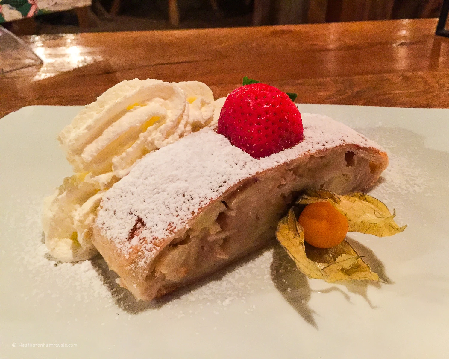 Dinner at Dorfstadl in Leutasch, Austria