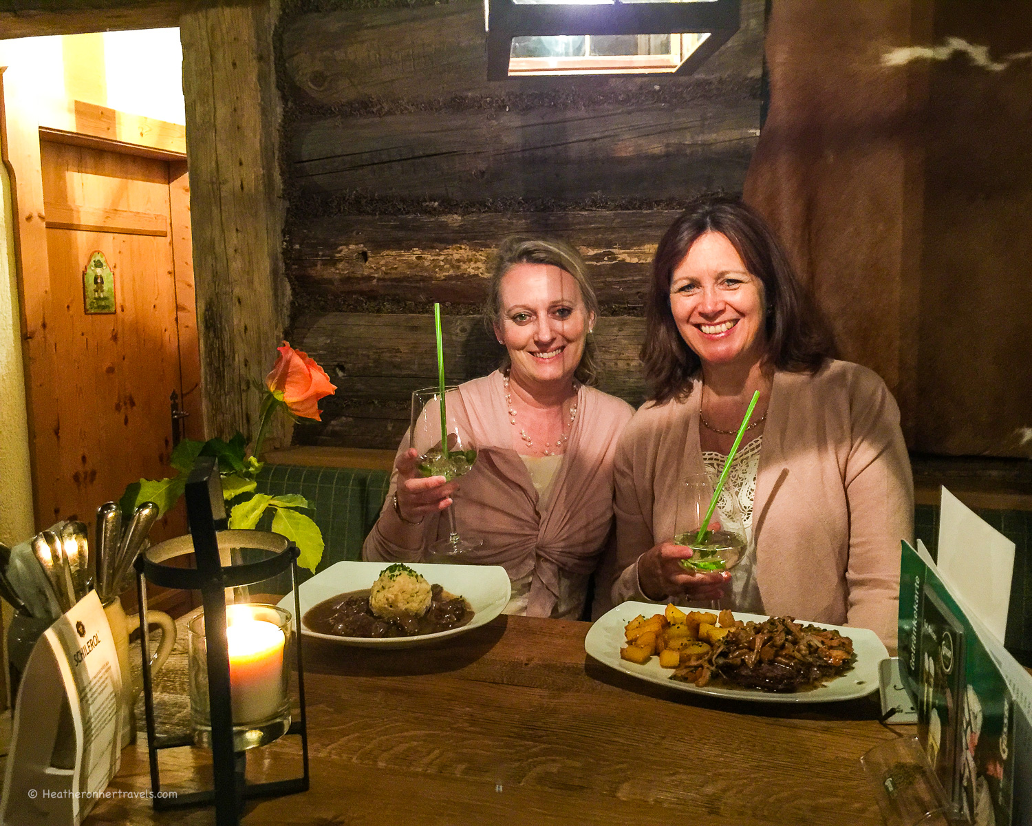 Dinner at Dorfstadl in Leutasch, Austria