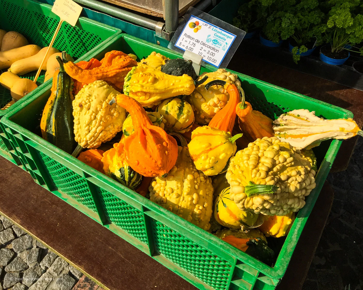 Fresh Produce in the Market at Luxembourg Photo: Heatheronhertravels.com