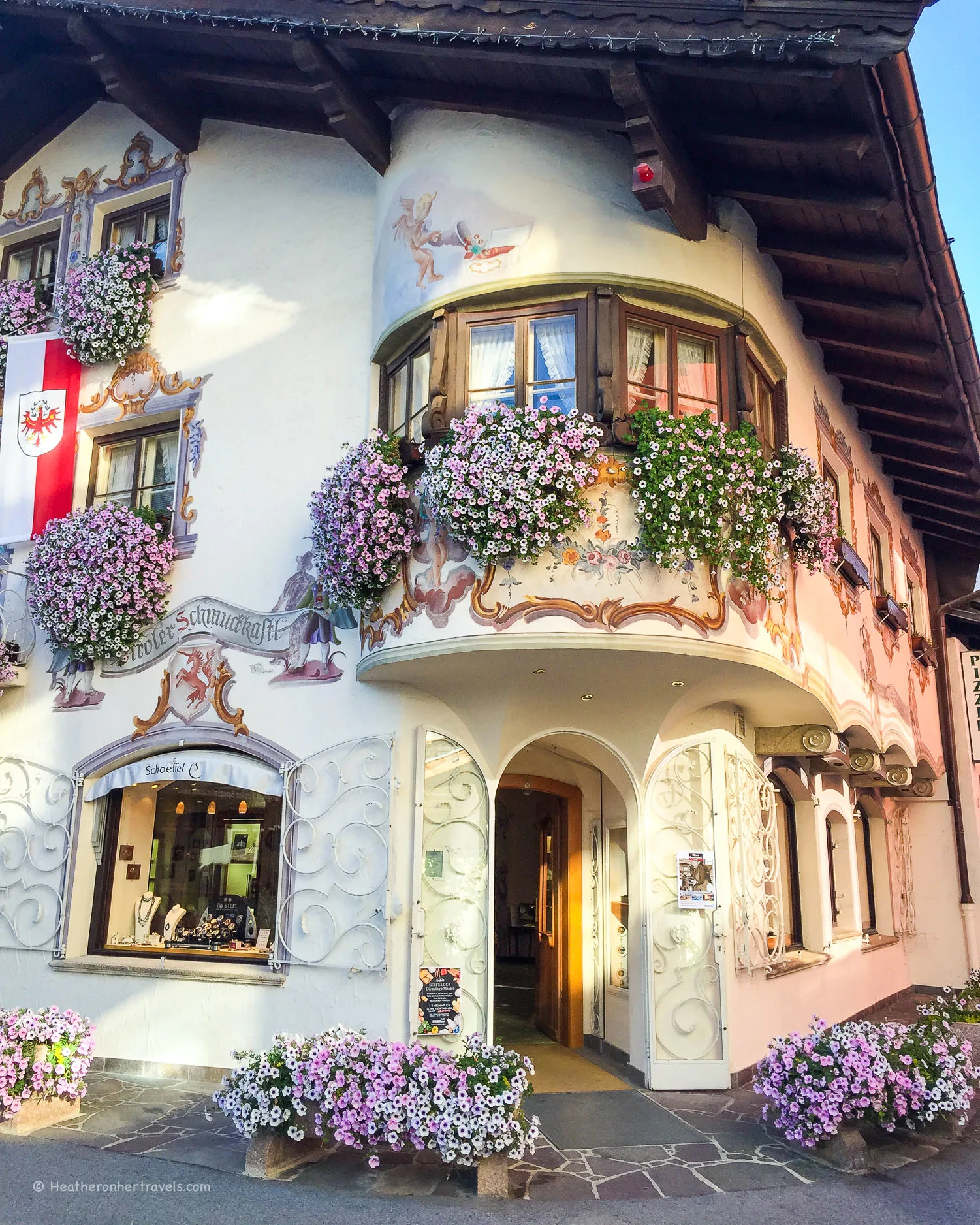 Pretty houses in Seefeld, Austria Photo: Heatheronhertravels.com