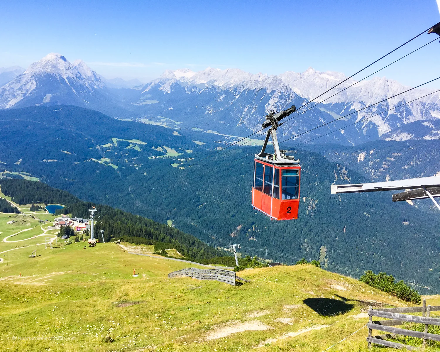 The cable car up to Seefelder Joch Photo: Heatheronhertravels.com