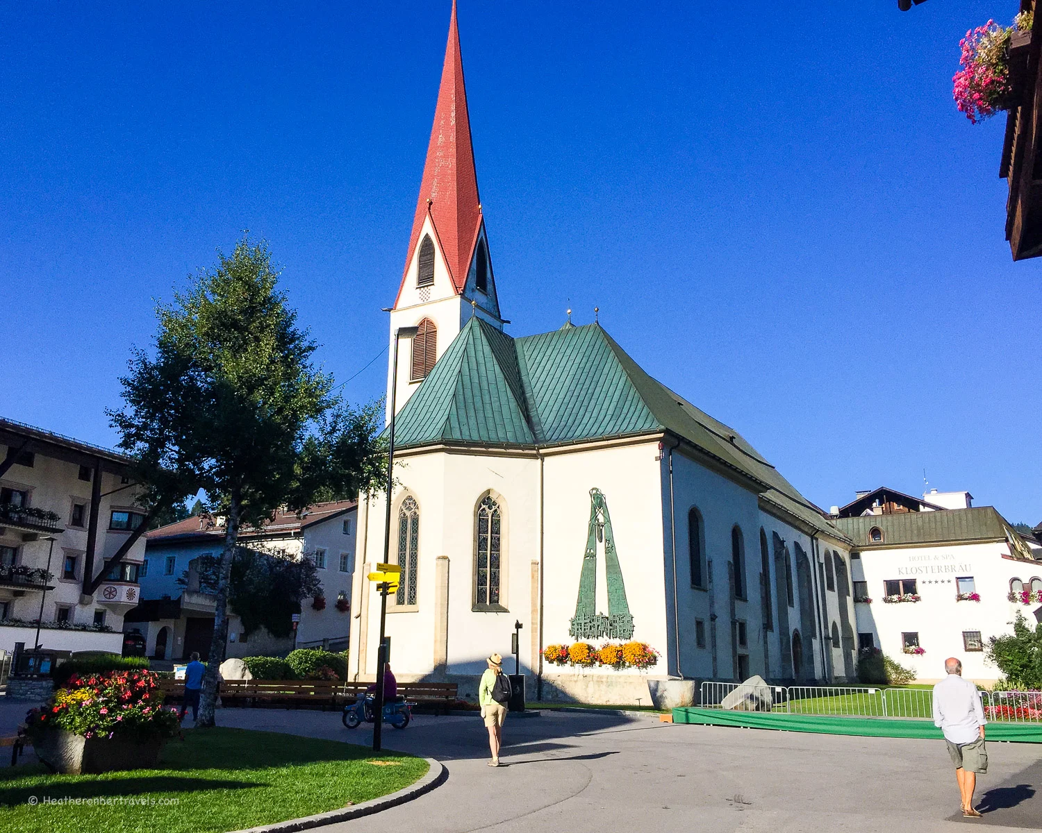 The church in the square of Seefeld Photo: Heatheronhertravels.com