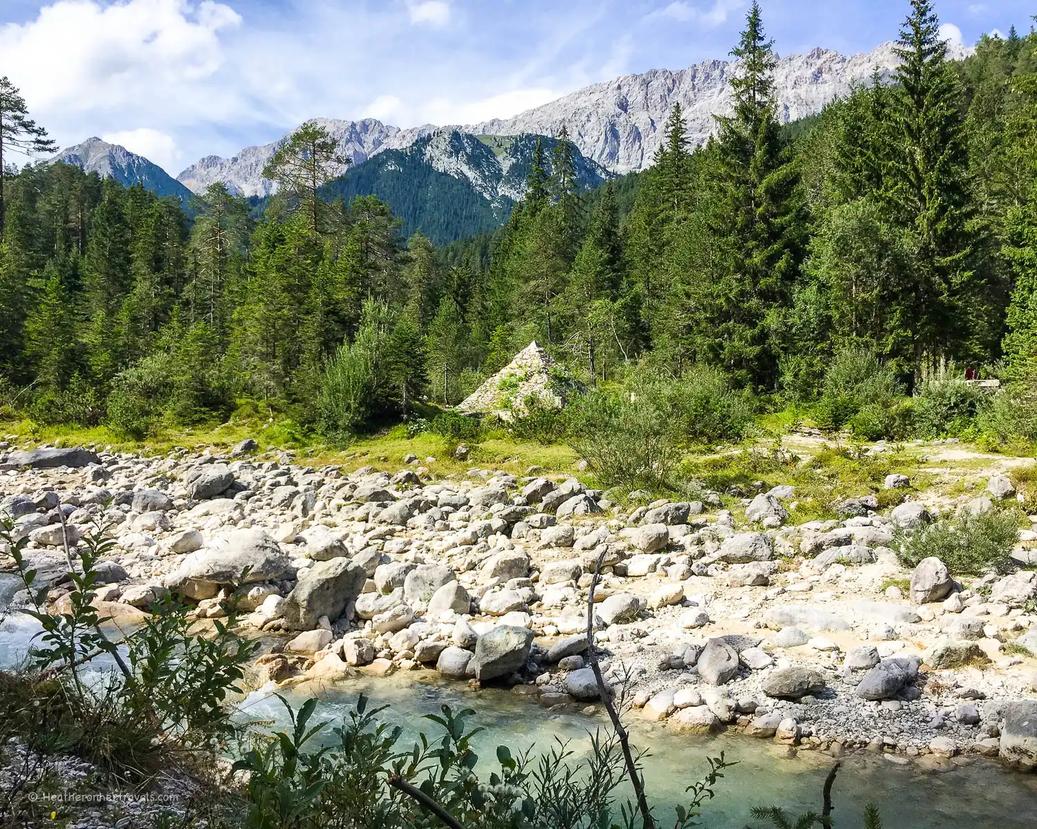 Walking by the river in the Gaistal Valley, Austria Photo: Heatheronhertravels.com