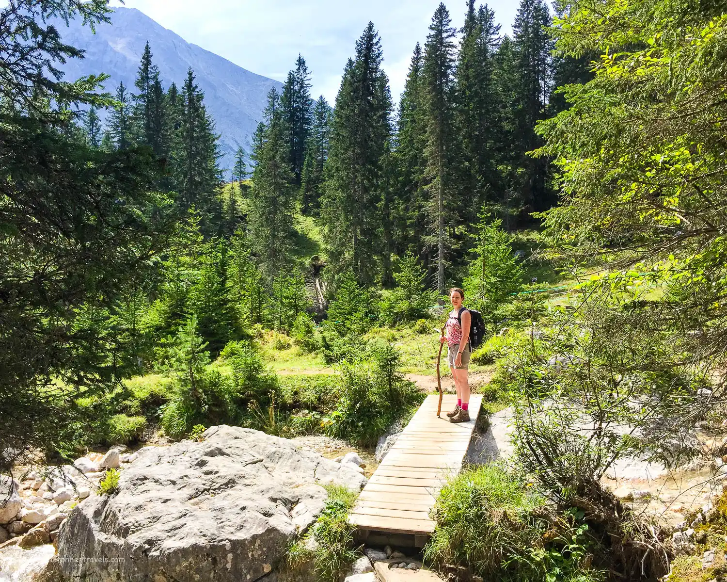 Walking down through the Gaistal Valley in Austria Photo: Heatheronhertravels.com