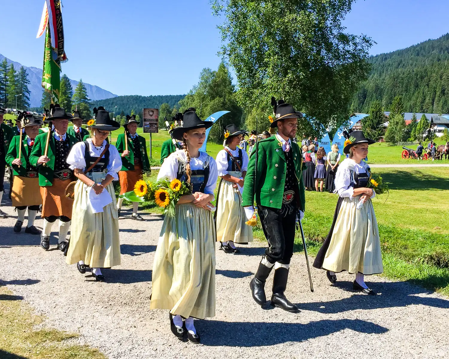 The Rifleman's Parade in Seefeld, Austria Photo: Heatheronhertravels.com