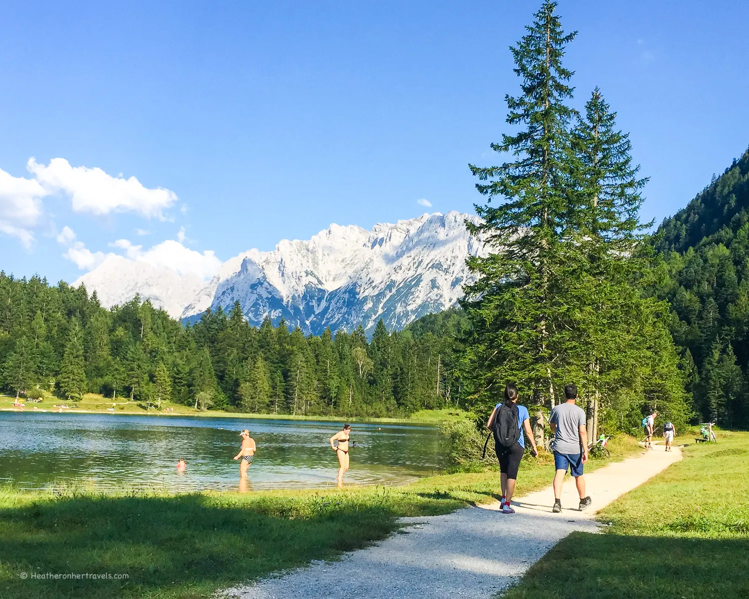 Lake Ferchensee above Mittenwald in Germany Photo: Heatheronhertravels.com