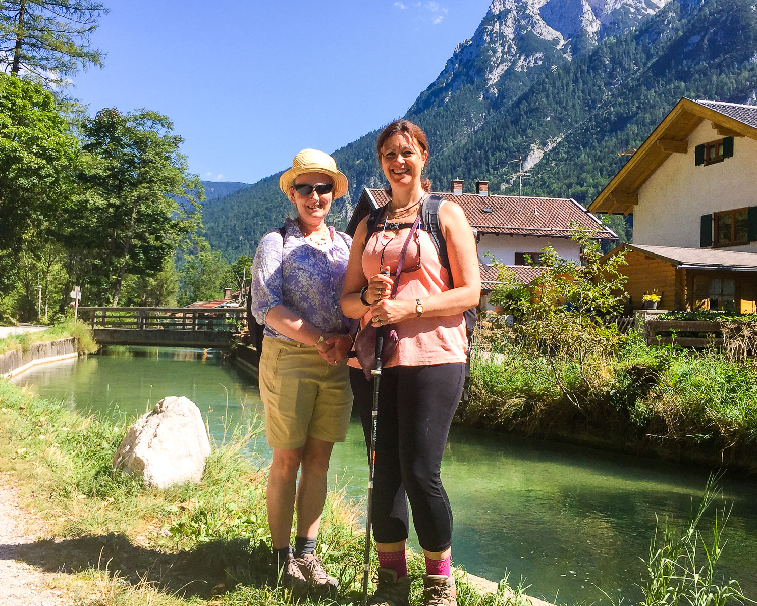 Walking to Mittenwald from the Leutasch Gorge Photo: Heatheronhertravels.com