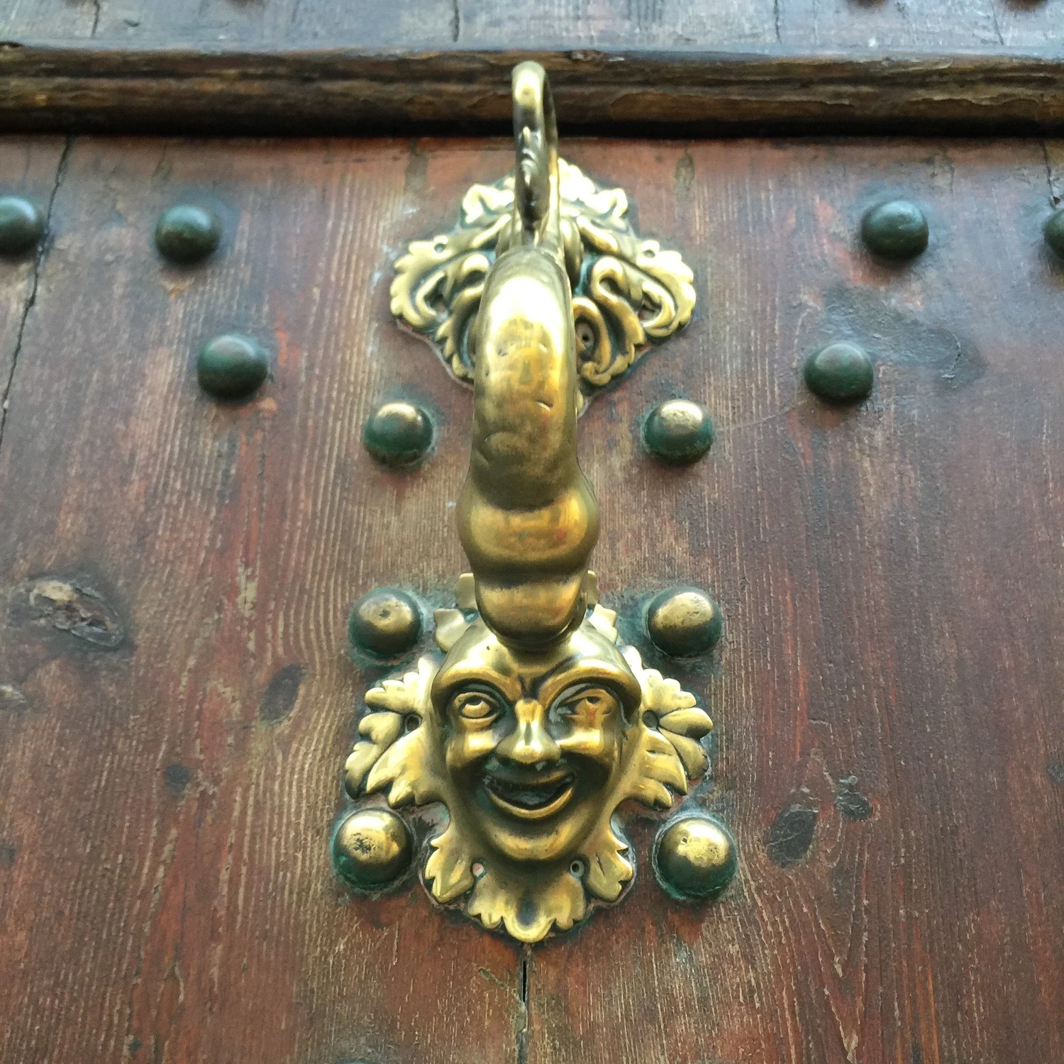 Door knocker in Mahon in Menorca Photo Heatheronhertravels.com