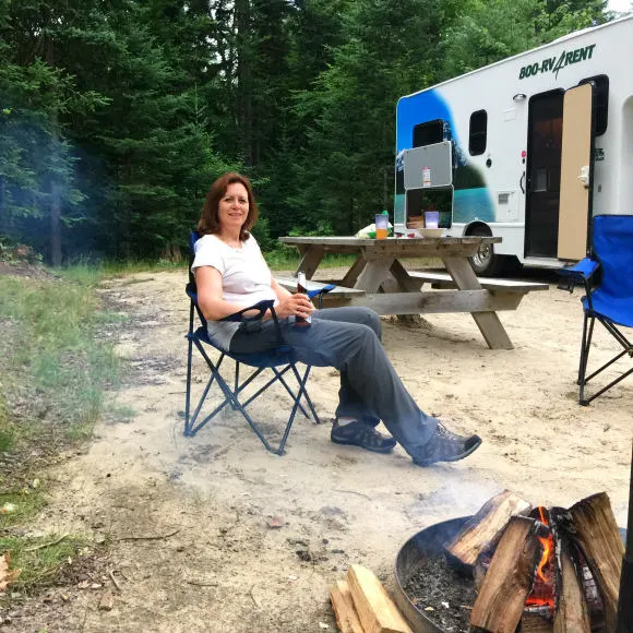 Columbia walking trousers for my Canada camping trip