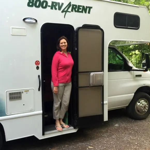 A warm fleece for chilly mornings on my Canada Camping trip