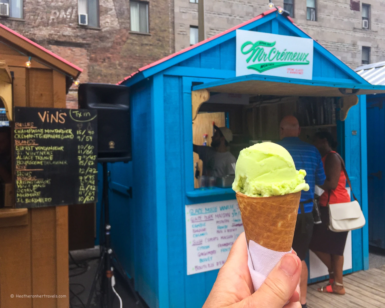 At the food truck festival in Montreal Photo: Heatheronhertravels.com
