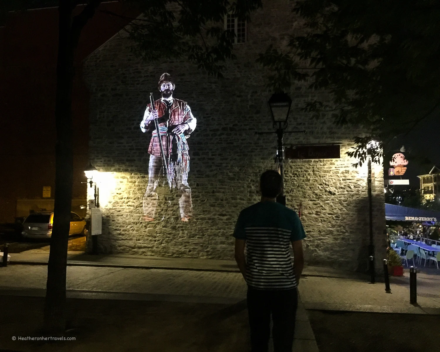 Montreal at night in Canada Photo_ Heatheronhertravels.com