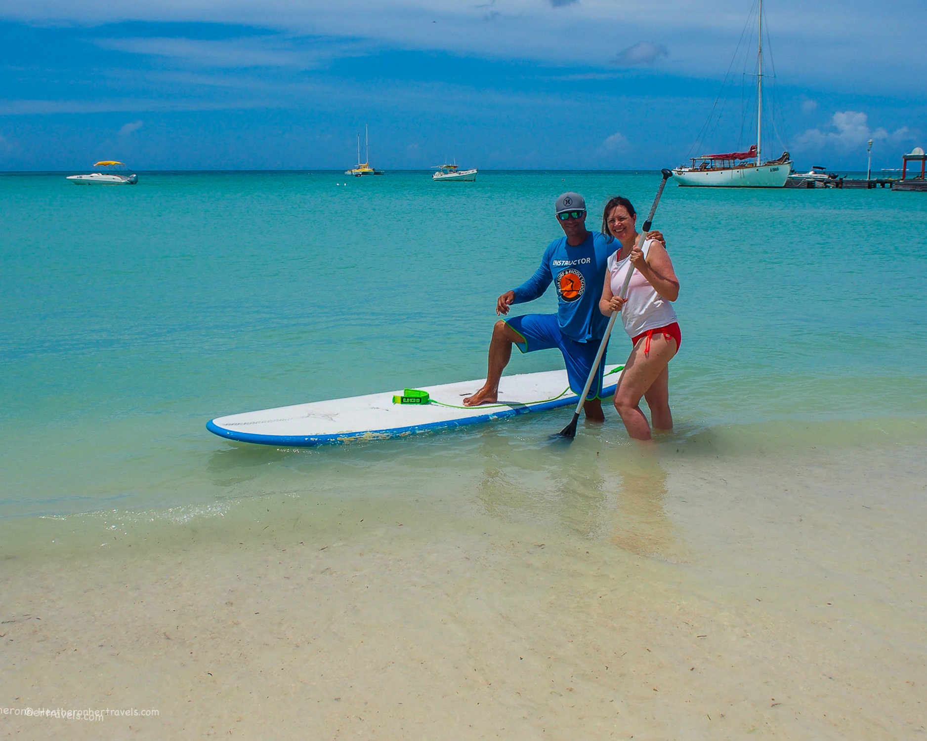 Paddleboarding in Aruba Photo: Heatheeronhertravels.com