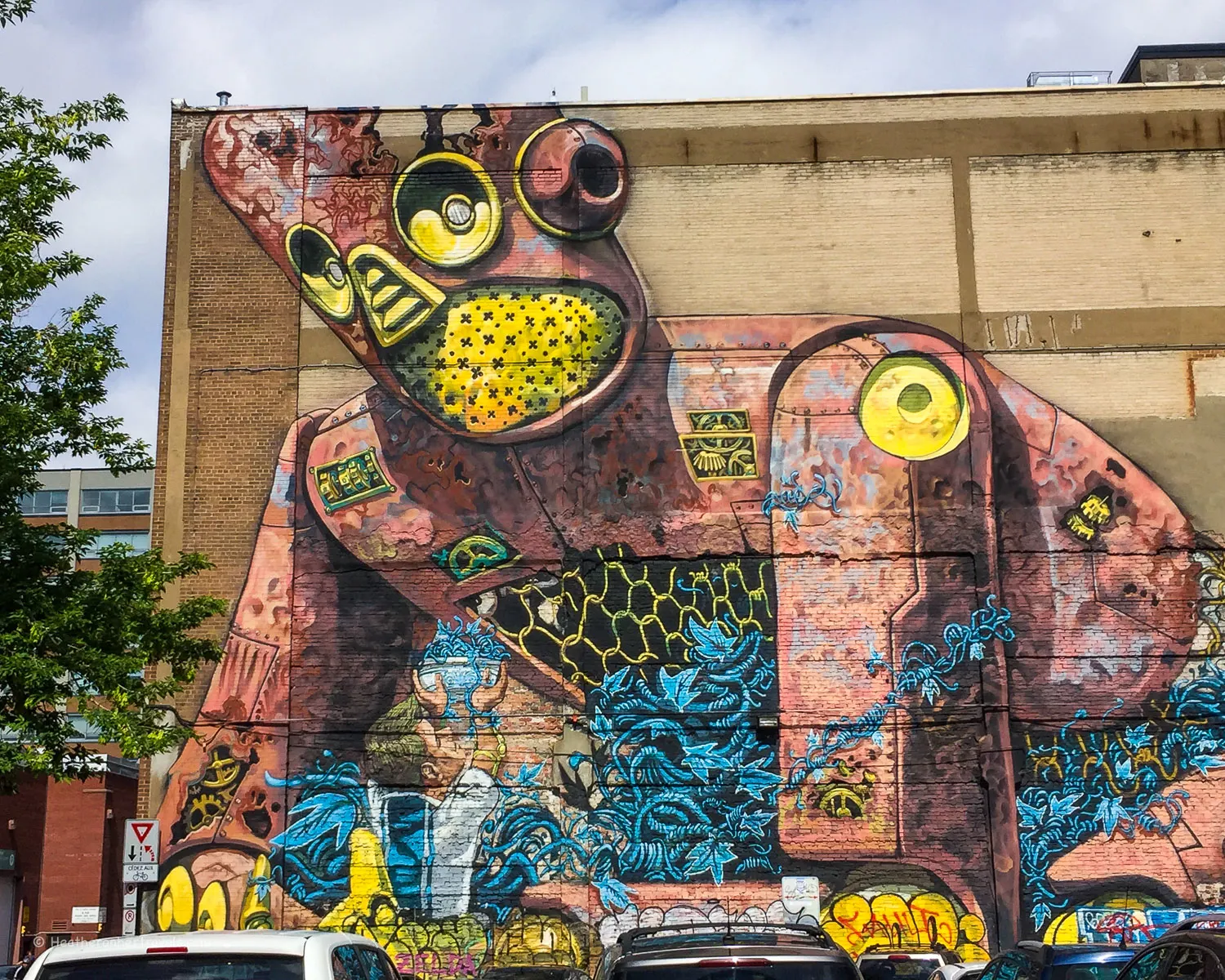 Street art in Montreal Photo_ Heatheronhertravels.com