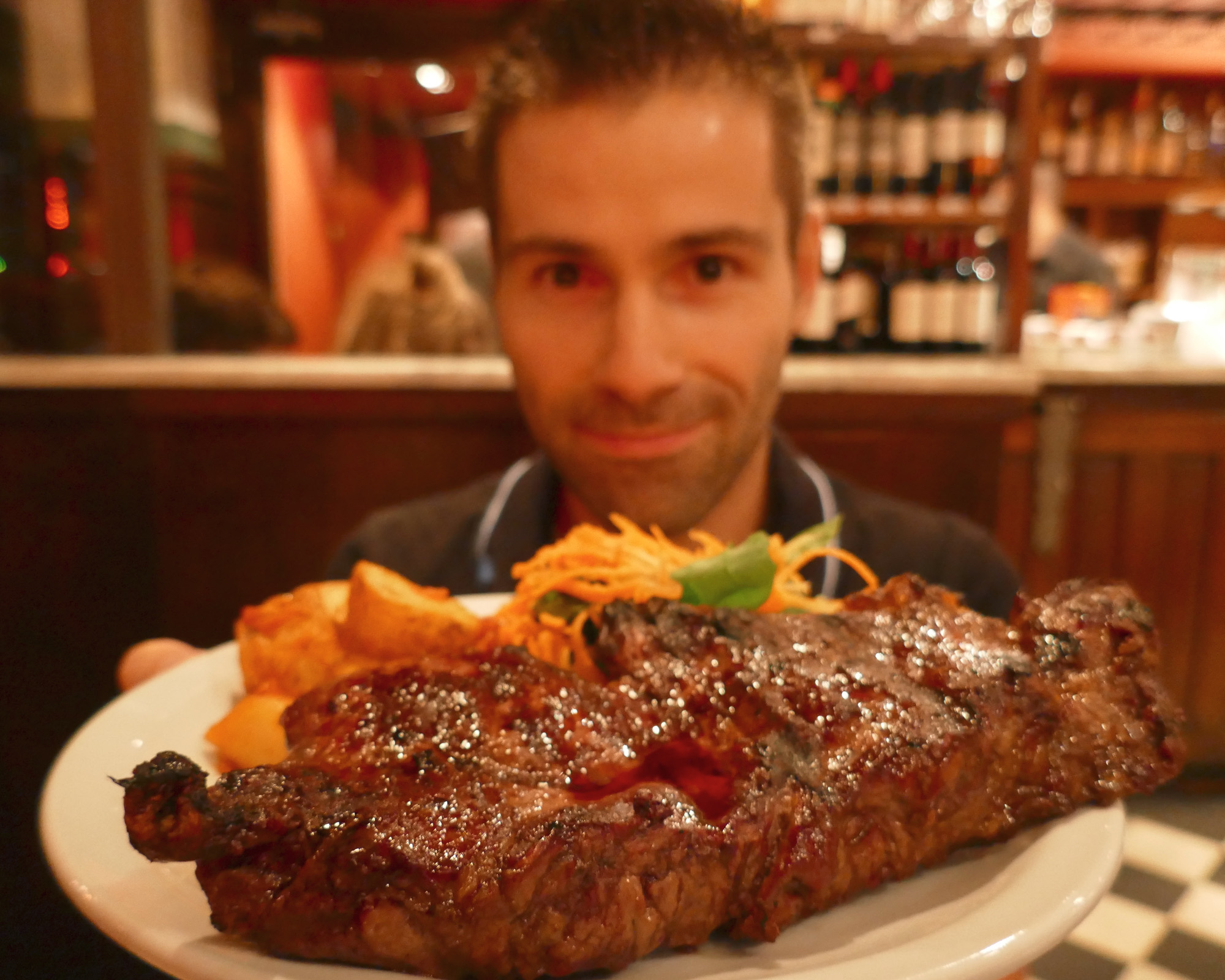 Steak in Buenos Aires parilla Argentina © Nomadic Boys